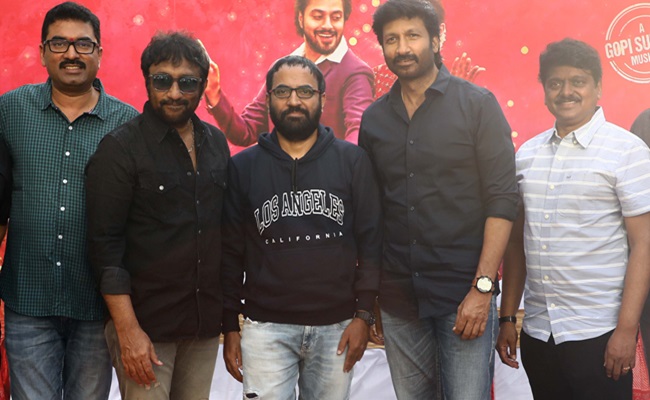 Gopichand and Vaitla unveils Dhoom Dham Teaser